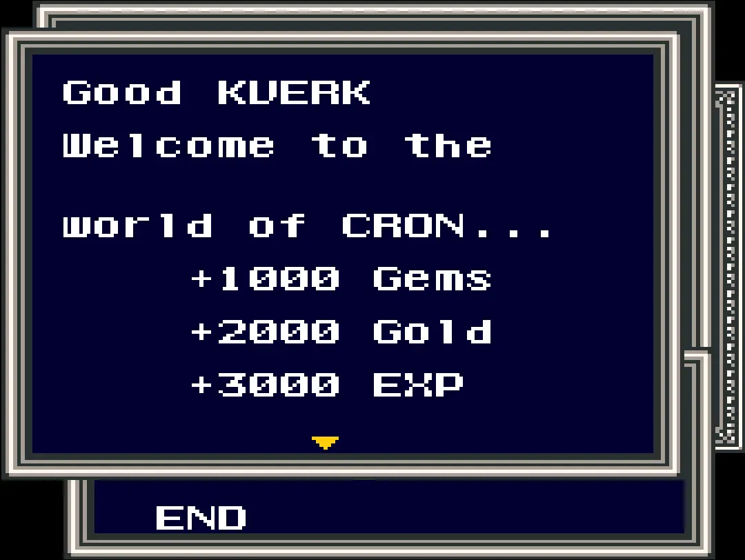 Результат ввода кода. Игра насыпает немного ништяков и переименовывает рыцаря Канегема в то имя, которое было у вашего основного персонажа в первой части. Кроме имени одного персонажа никакие данные не переносятся, по крайней мере при использовании кода с сайта.