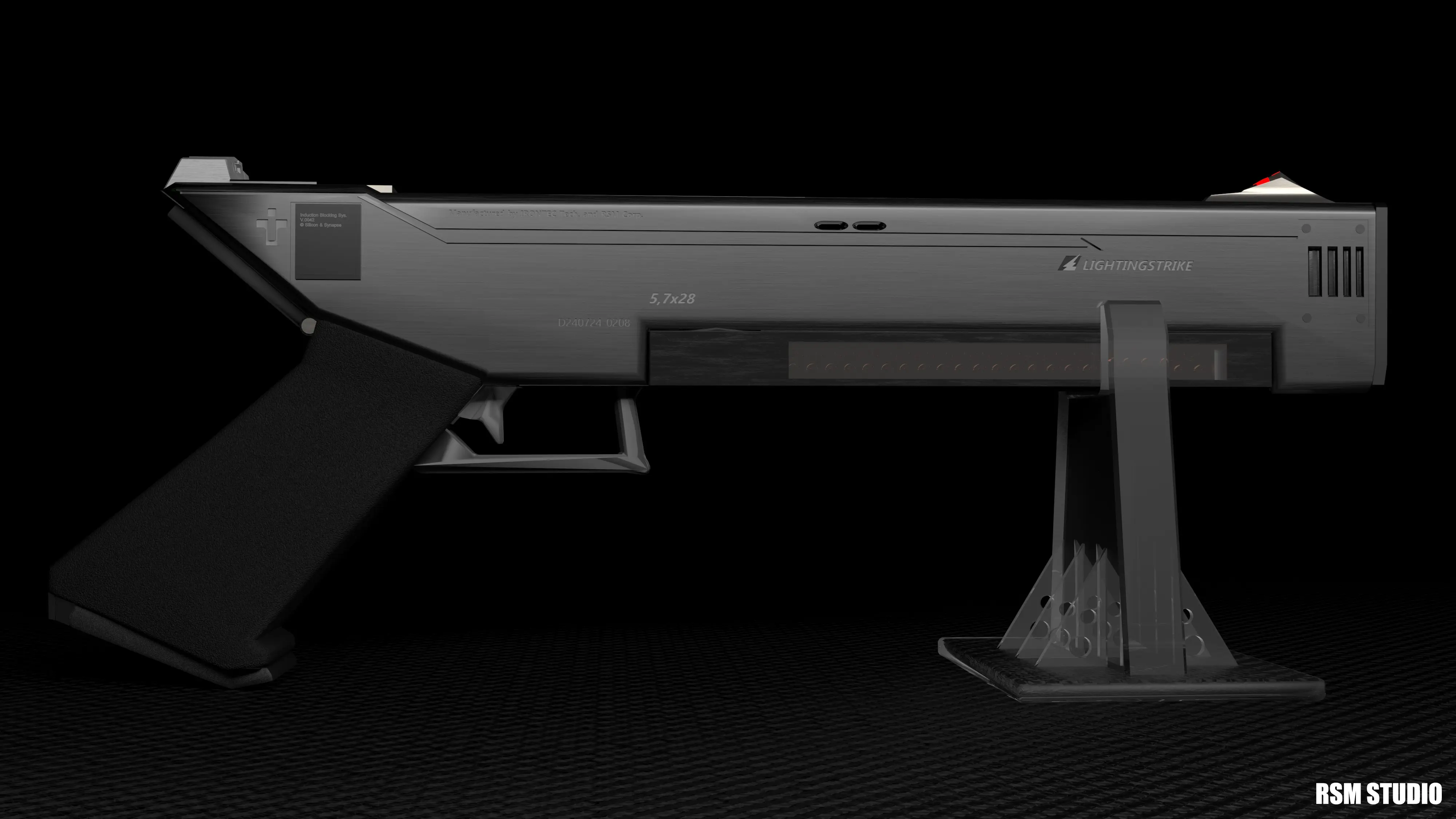 Название я ему долго не мог придумать. Даже попробовал попросить ИИ- придумать ему название..... но его варианты мне тоже не очень понравились. Иии..... спустя некоторое время я решил назвать его УДАРОМ МОЛНИИ! Так как он может быть таким же резким как удар молнии! Ну и плюс он весь напичкан электроникой))) 