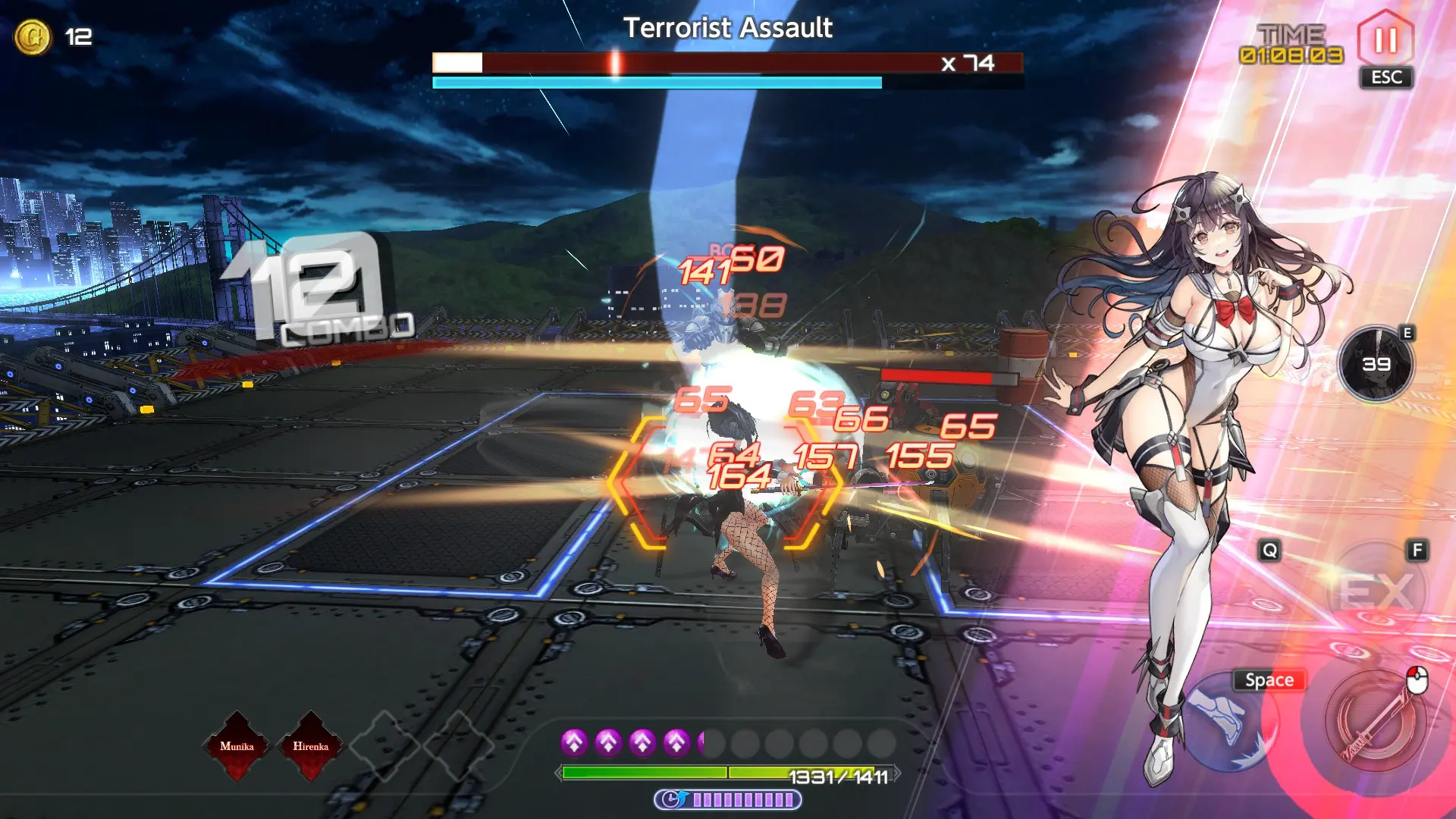 Целая минута оргазмического прожатия левой кнопки мыши под спецэффектами