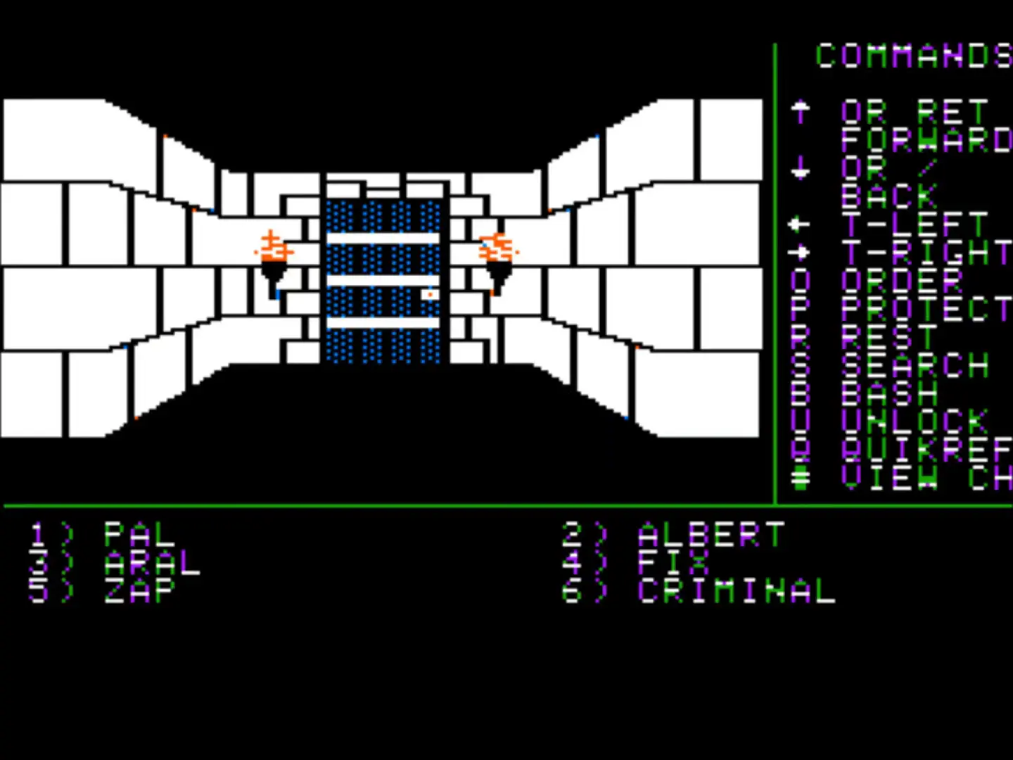 Начало игры на Apple II