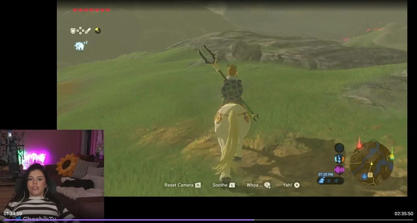 А это вообще Адриана Чечик. Сломала спину в двух местах, прыгнув в мягкий бассейн, что привело её на Twitch. Стоп, она ведь даже не в ARC Raiders играет. Зачем я сюда вставил этот скрин?