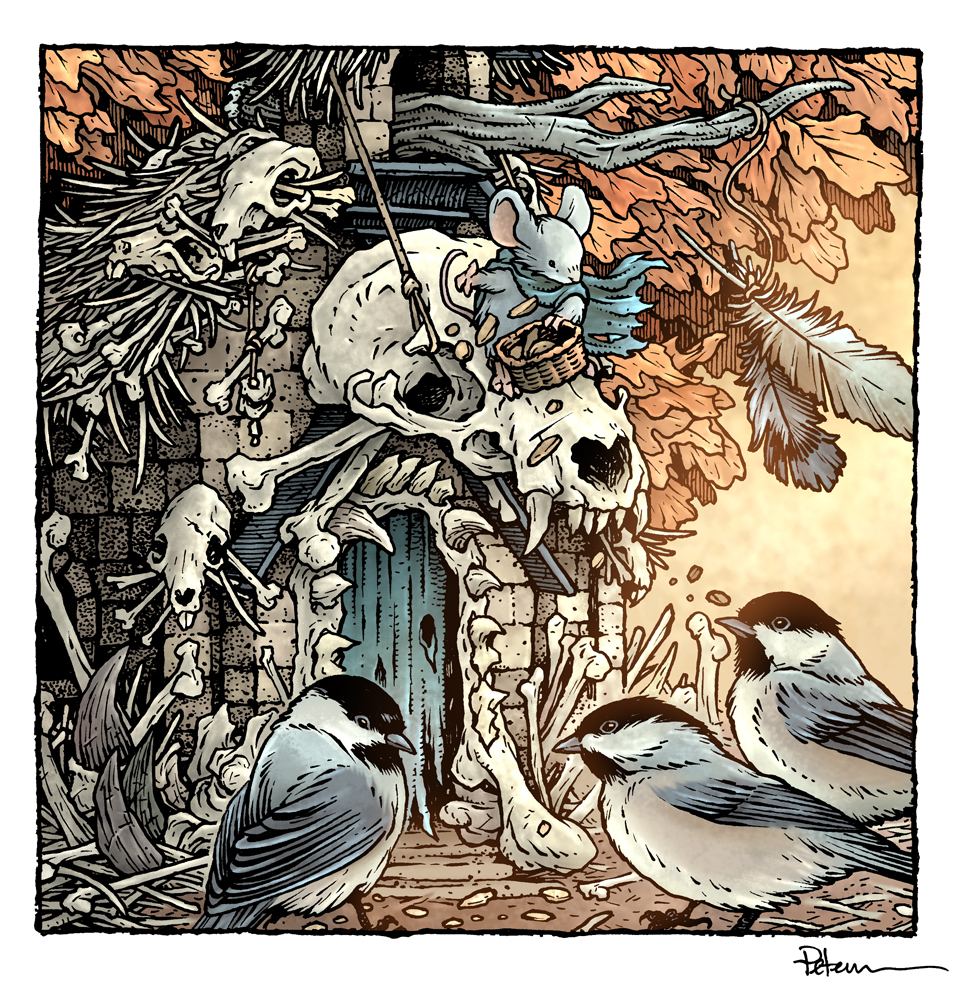 Эта работа войдёт в скетчбук Мышиной Гвардии «Одиноки вместе», который можно приобрести в моём интернет-магазине.