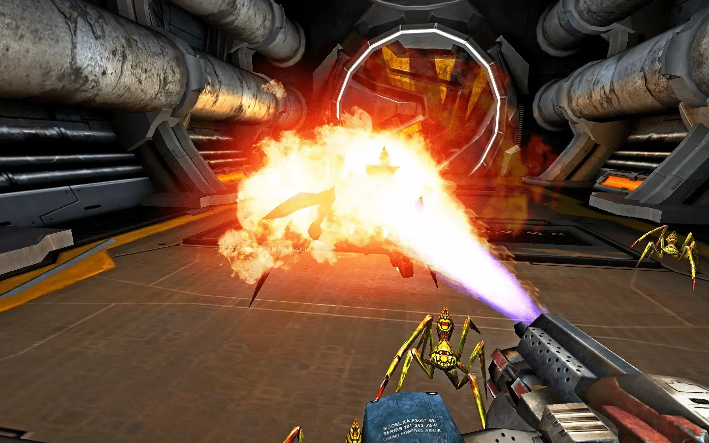 Огнемёт тоже давал жару, качественные эффекты здесь повсюду