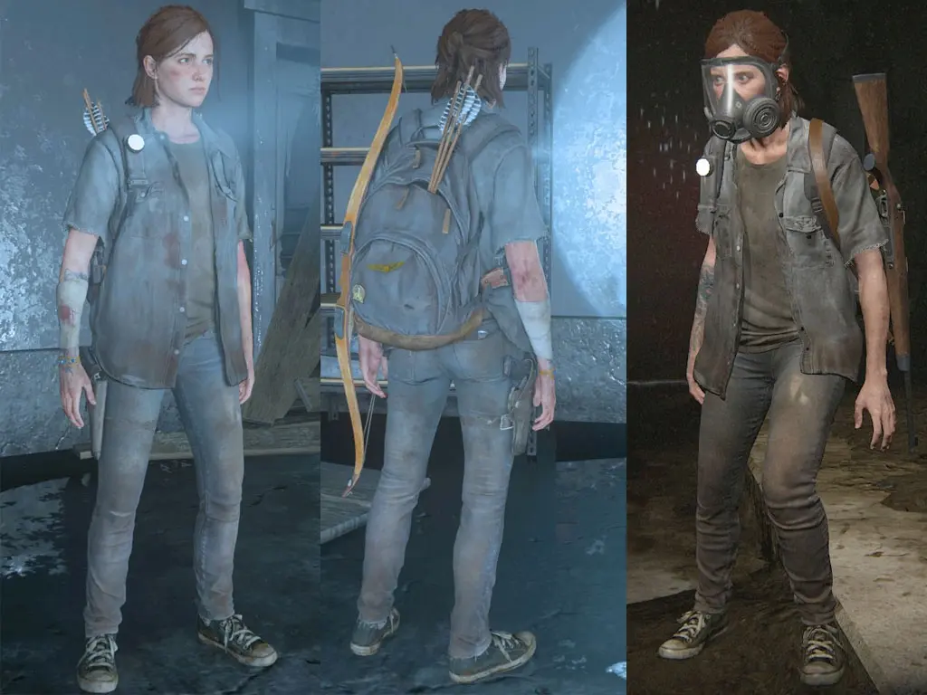 Элли в гайде и Элли в игре