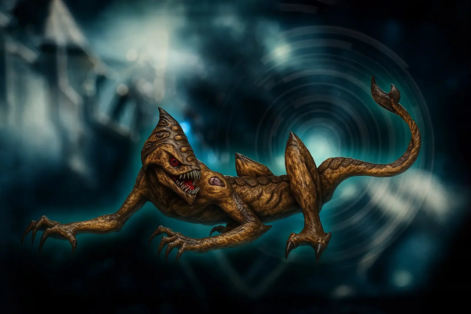 Сфинкс, первый монстр которого мы встречаем в игре. ИИ-Генерация