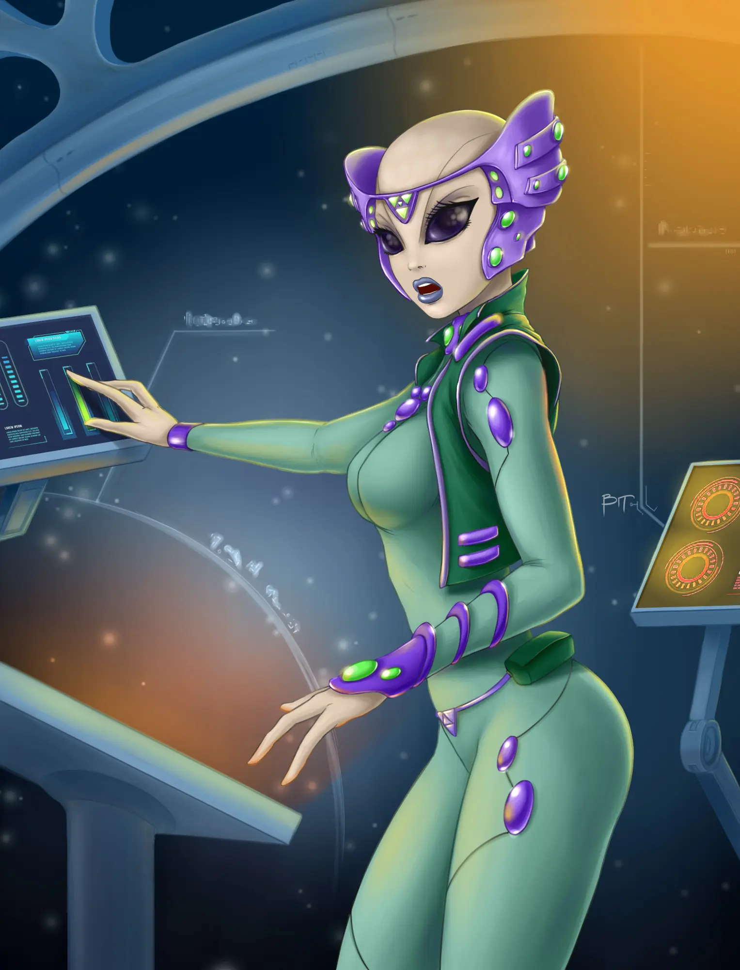 Лупоглазка в костюме «Хрустальный певец»