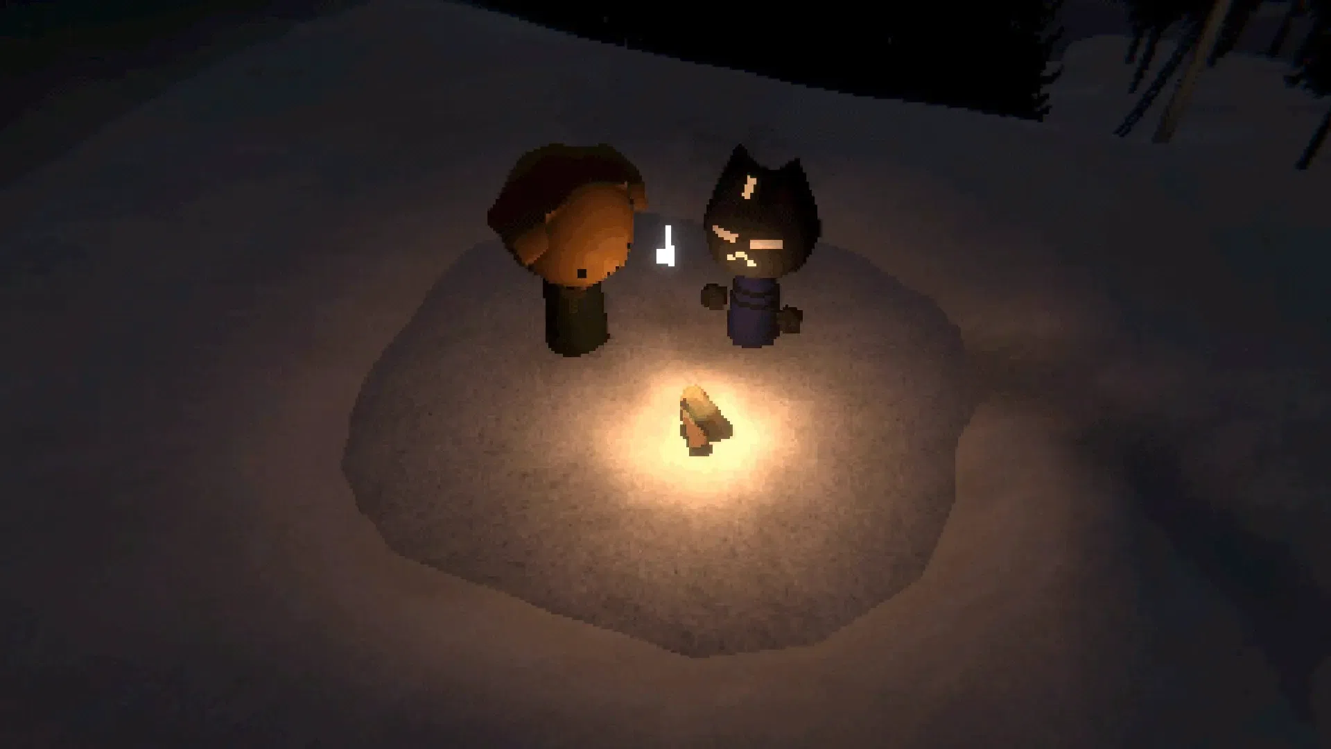 Он всегда дружелюбно приглашает погреться у костра.