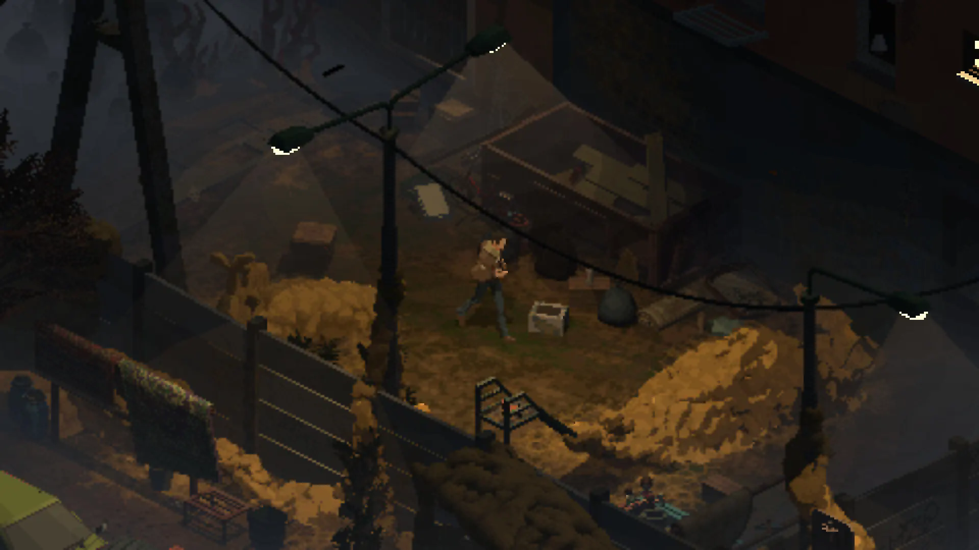 В принципе, мало отличается от моего двора по осени.