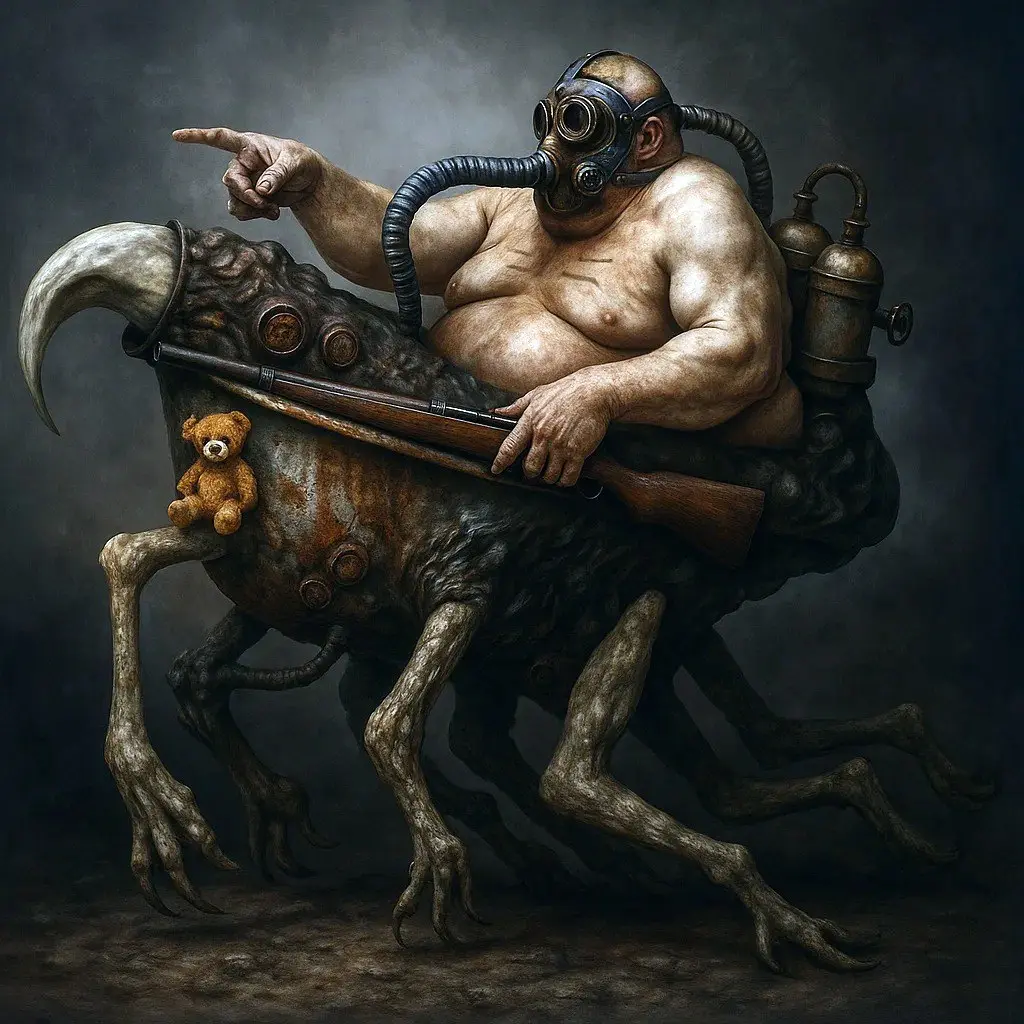 Жирный паровой котёл. ИИ-генерация