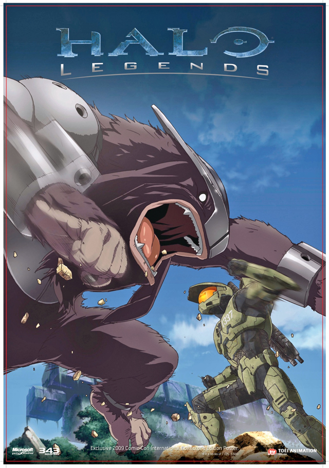 Обложка аниме Halo Legends