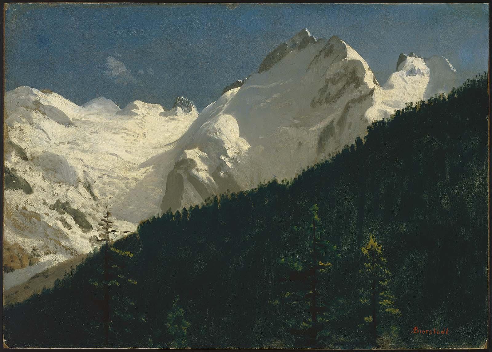«Пиц Бернина, Швейцария» 1880-1890 гг.