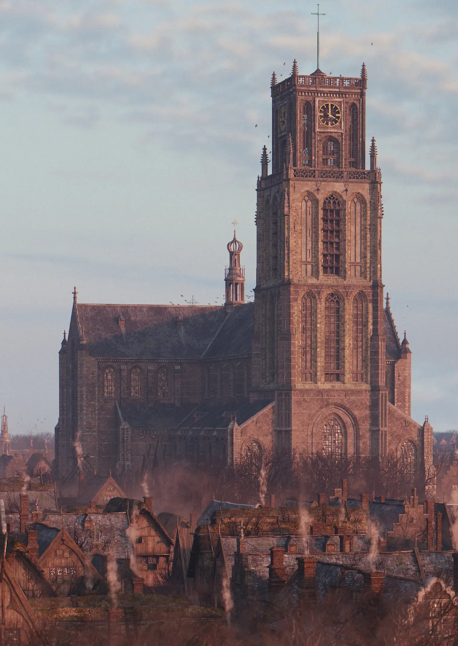 https://blenderartists.org/t/cathedral-at-the-end-of-day/1539719