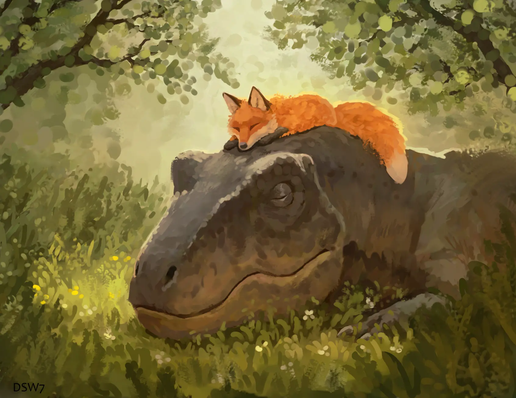 Вряд ли бы жили в такой гармонии с млекопитающими, но почему бы не помечтать =)&nbsp;