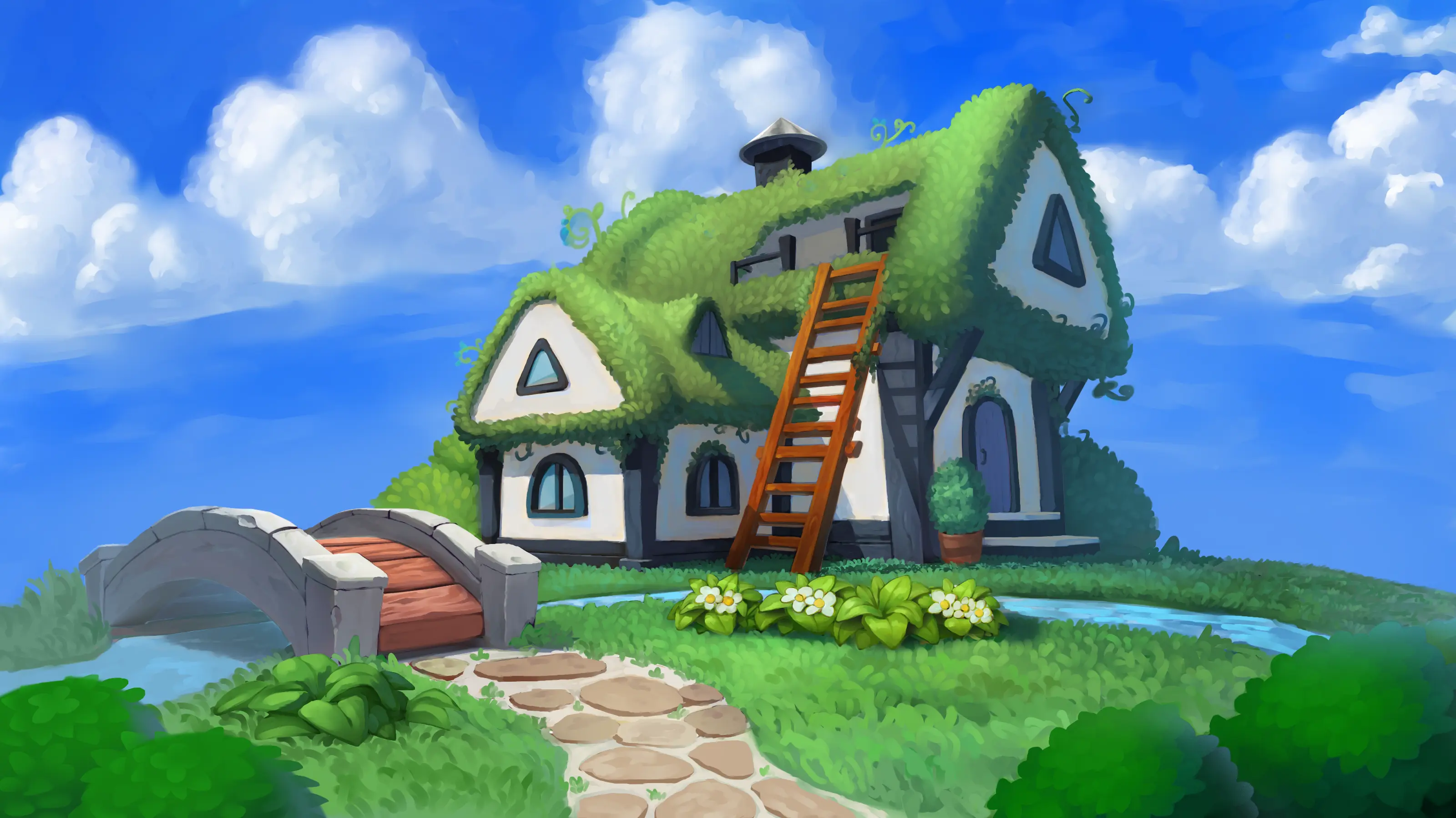 И его 2D отрисовка (в рамках курса не делают полноценную иллюстрацию, это была только моя инициатива и добавления сложностей)