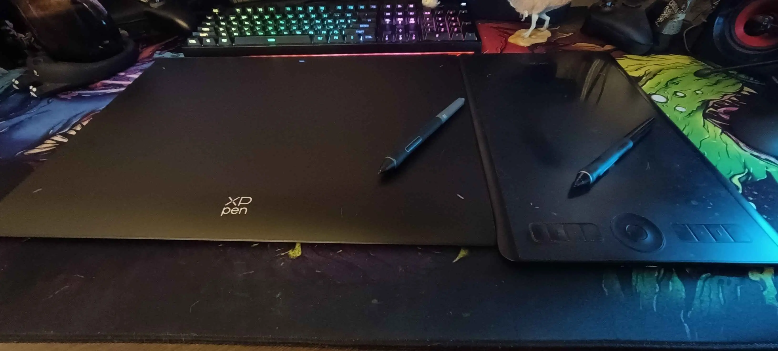 Сравнение размеров старого Wacom и нового XP-Pen&nbsp;