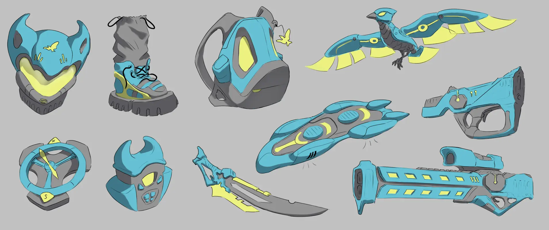 Финальная работа: дизайн снаряжения персонажа