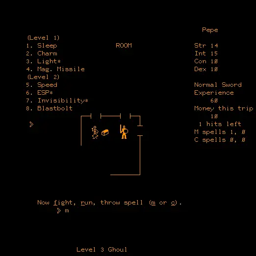 The Dungeon (она же pedit5), которая считается первой CRPG и вышла на PLATO