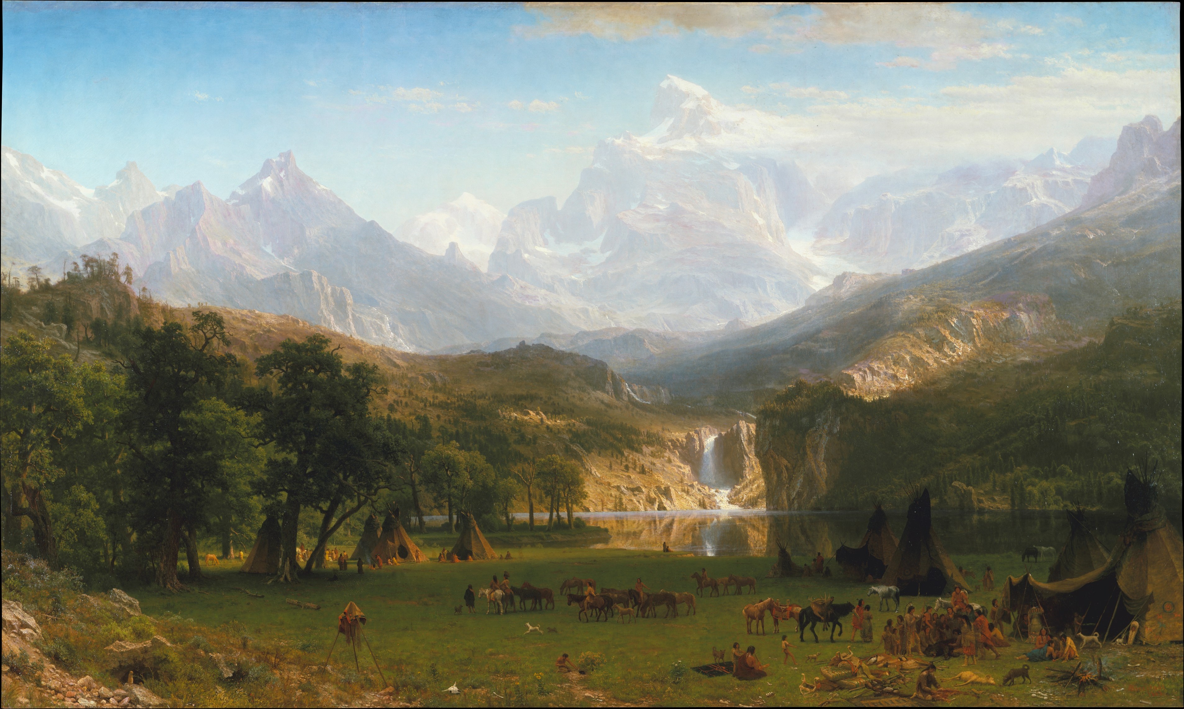 «Скалистые Горы, Пик Ландера» 1863 г.