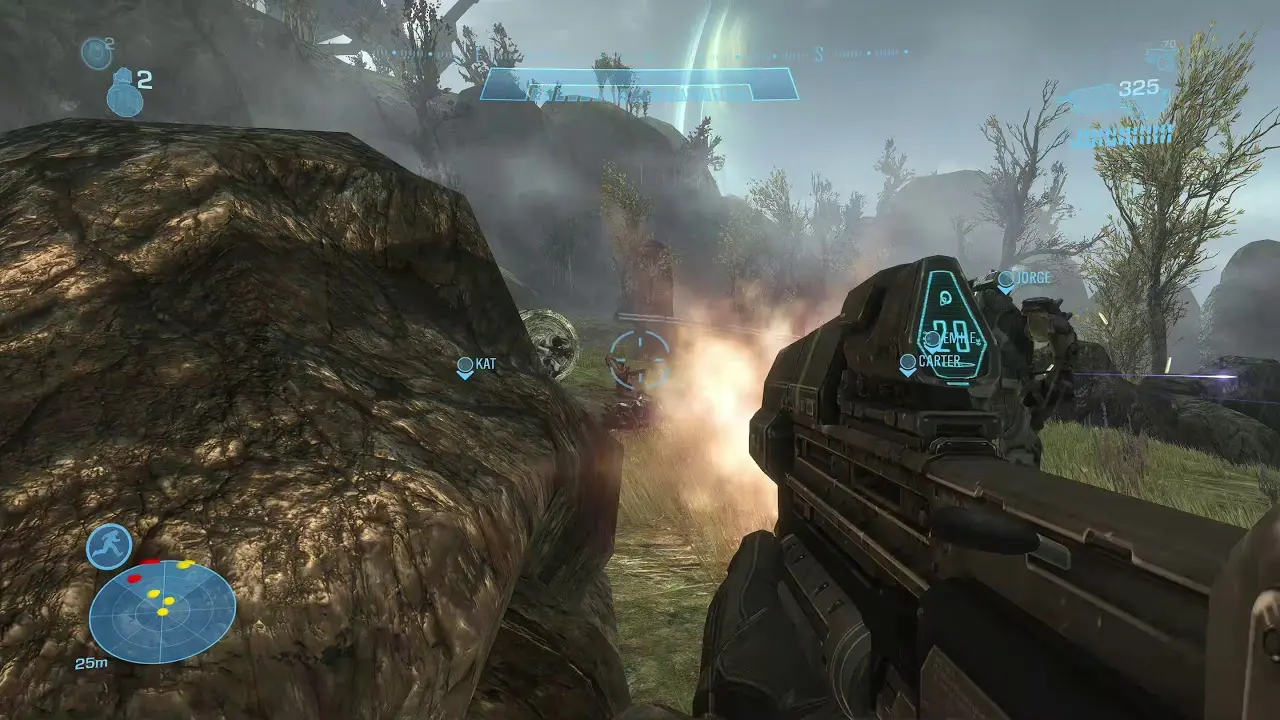 Пример геймплея Halo Reach