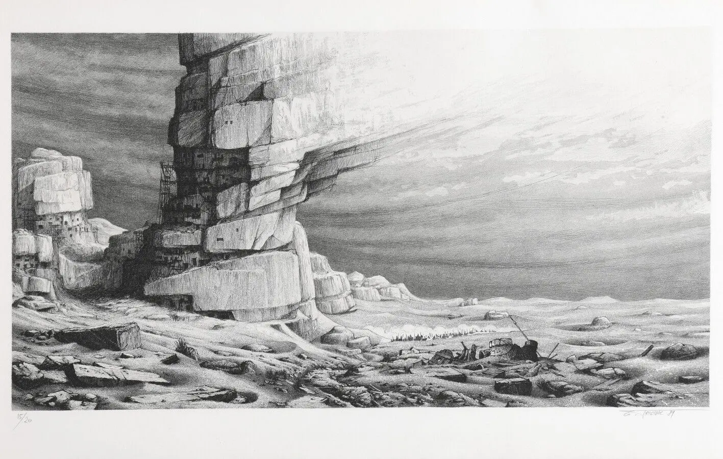 Пустыня, 1989 г. автор - Жерар Триньяк
