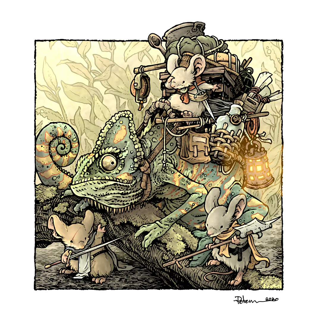 «Chameleon» by David Petersen