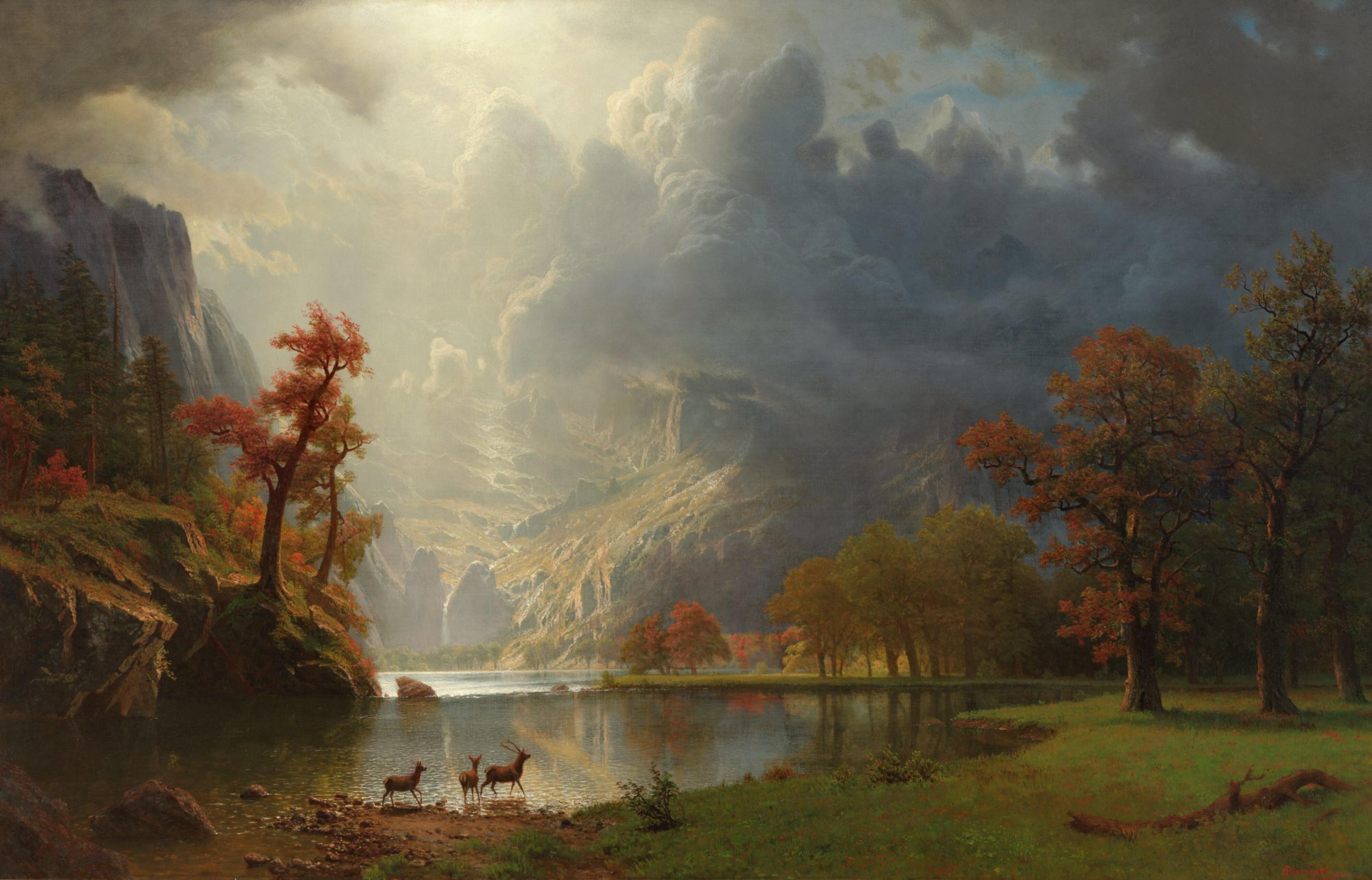 «Утро в Сьерра-Невада» 1870 г.