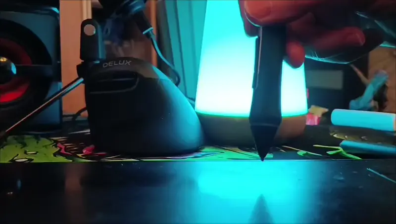 Пример неустойчивости наконечника У Wacom&nbsp;Intuos Pro