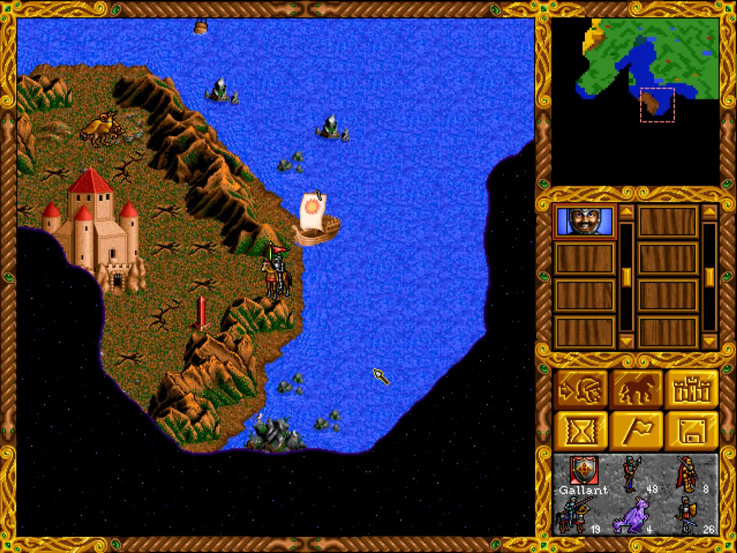 Герой высадился у Города Драконов