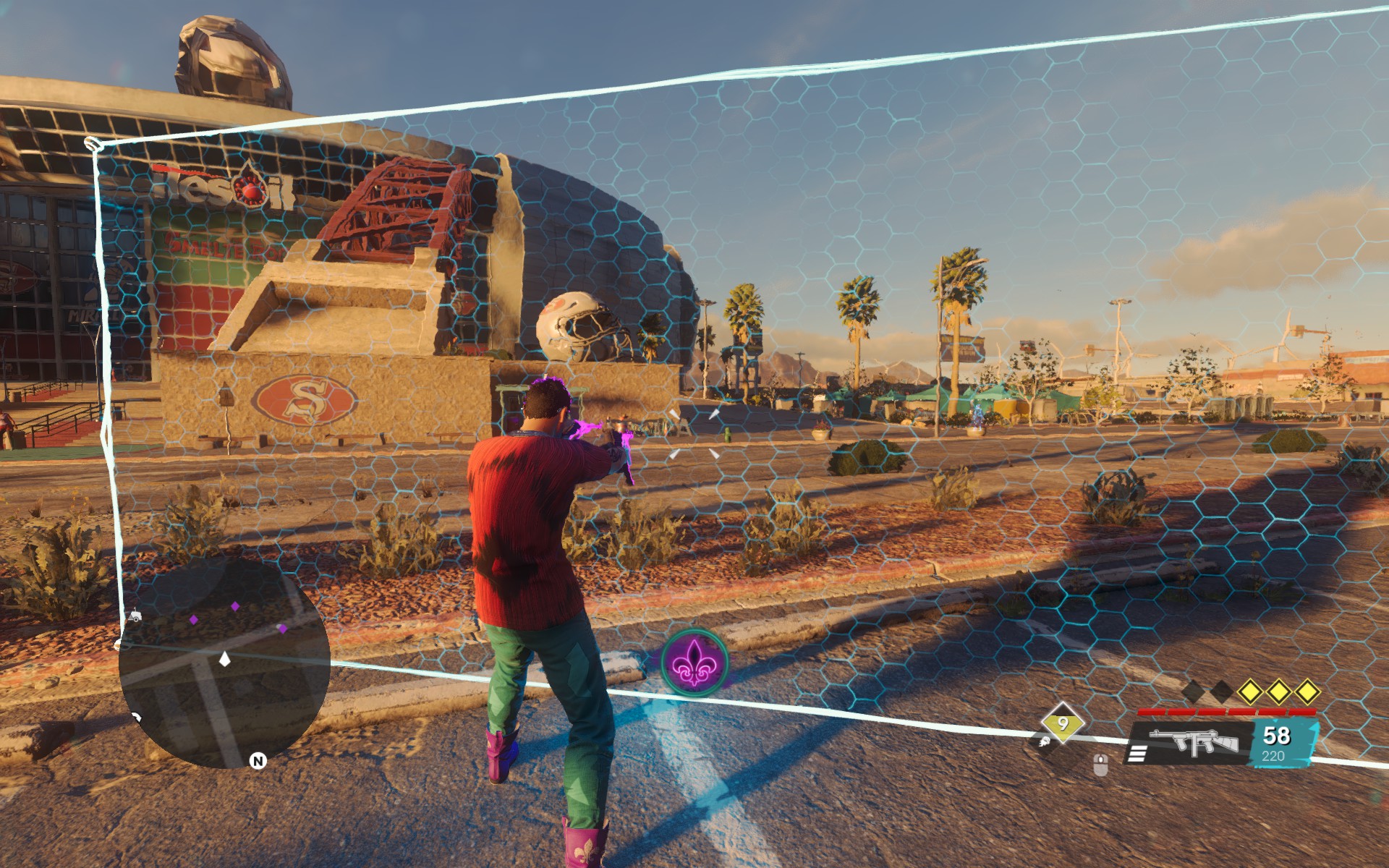 Квантовая апертура — особое поле, которое позволяет видеть (и убивать) врагов сквозь дым и даже сквозь стены. Полезная порой штука.