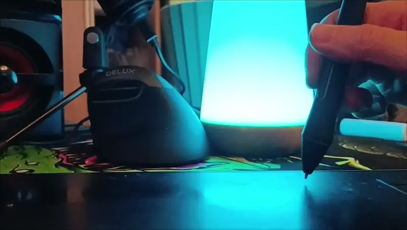 Проба устойчивости наконечника у XP-Pen Deco Pro