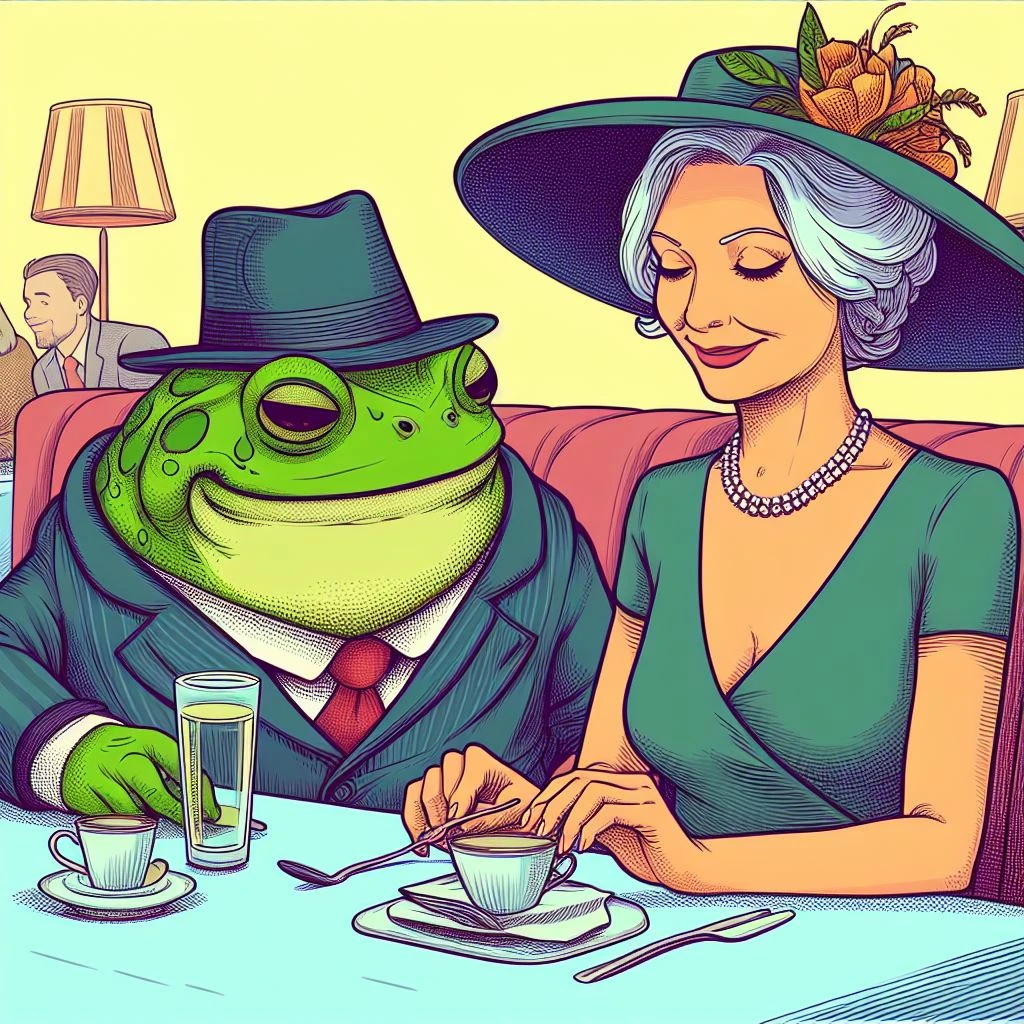 Галантный джентльмен сначала даму кормит, а потом танцует