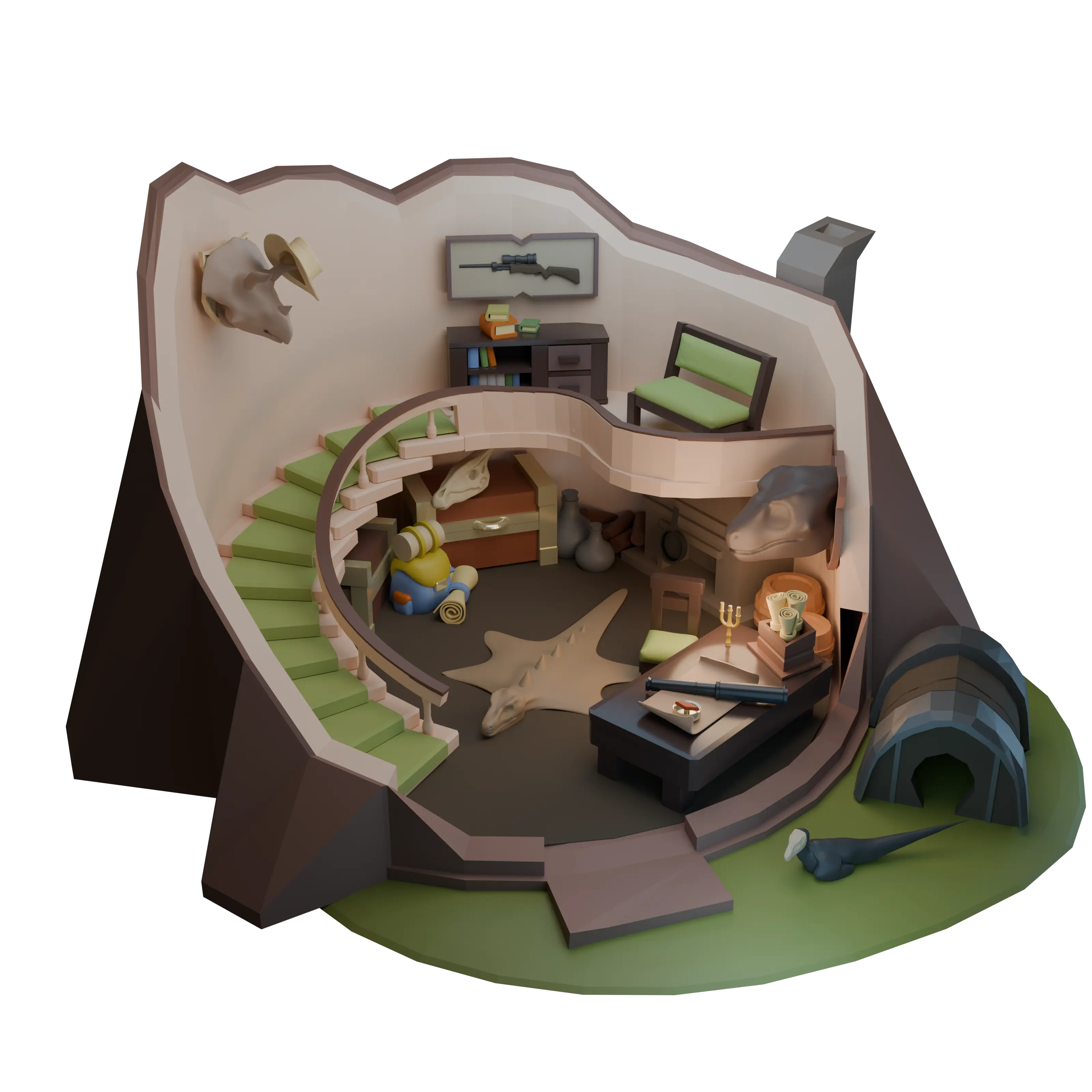 Финальная работа: интерьер. 3D рендер