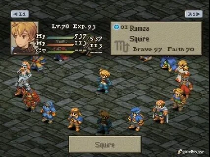 Final Fantasy Tactics для PlayStation