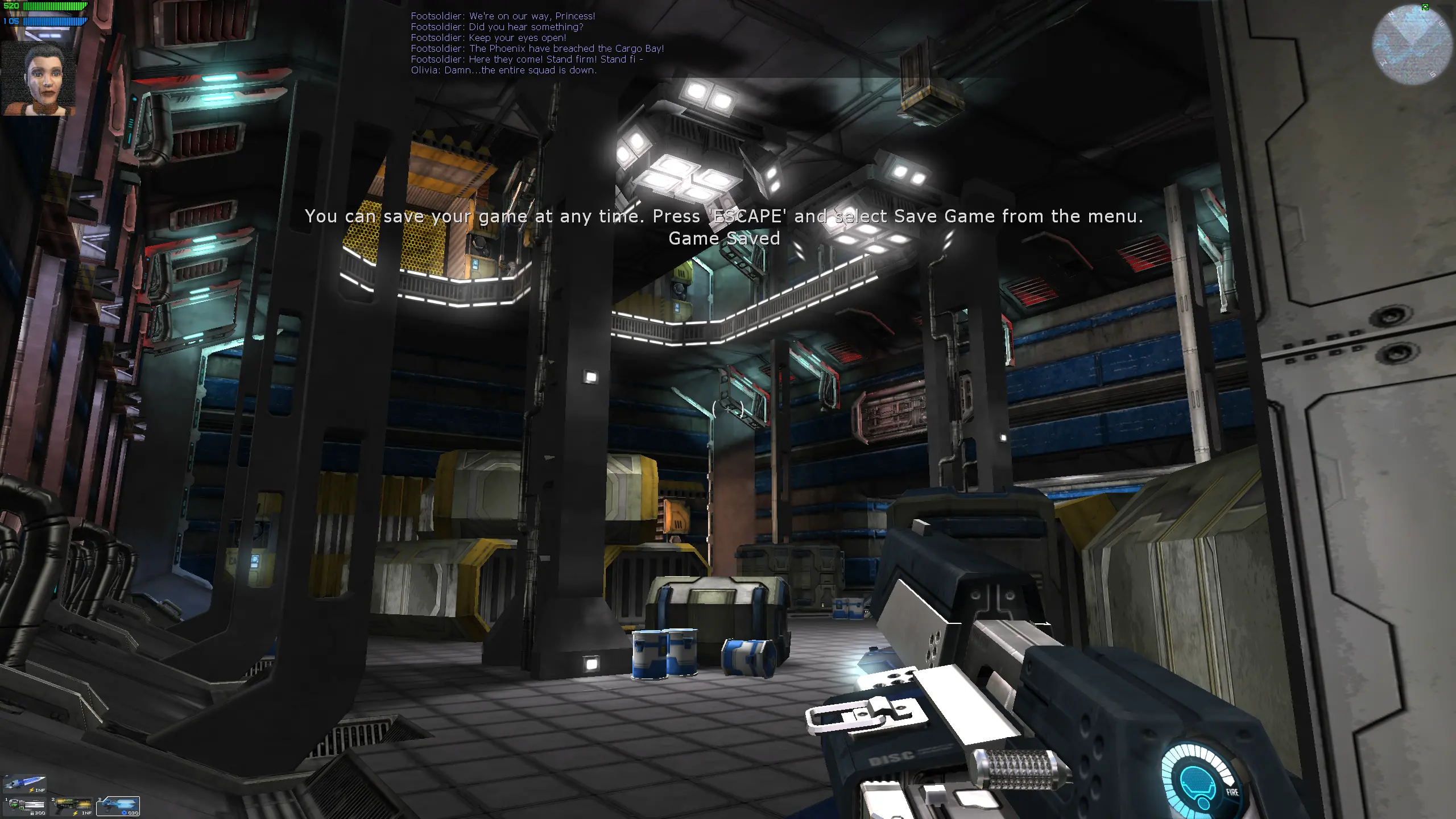 Дизайн иногда напоминает секции уровней из Unreal Tournament 2004, даром что игра собрана на Unreal Engine 2.0.