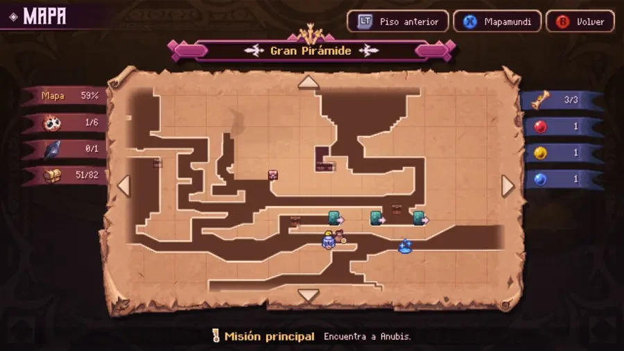 При сборе всех чертежей добавятся счетчики собранных светяшек, сундуков и кристаллов.