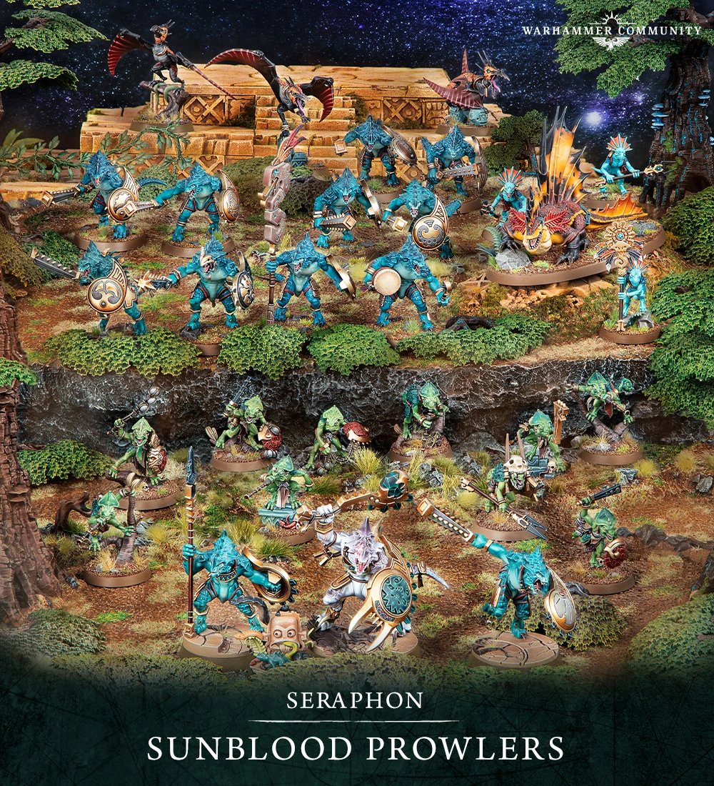 Seraphon Sunblood Prowlers