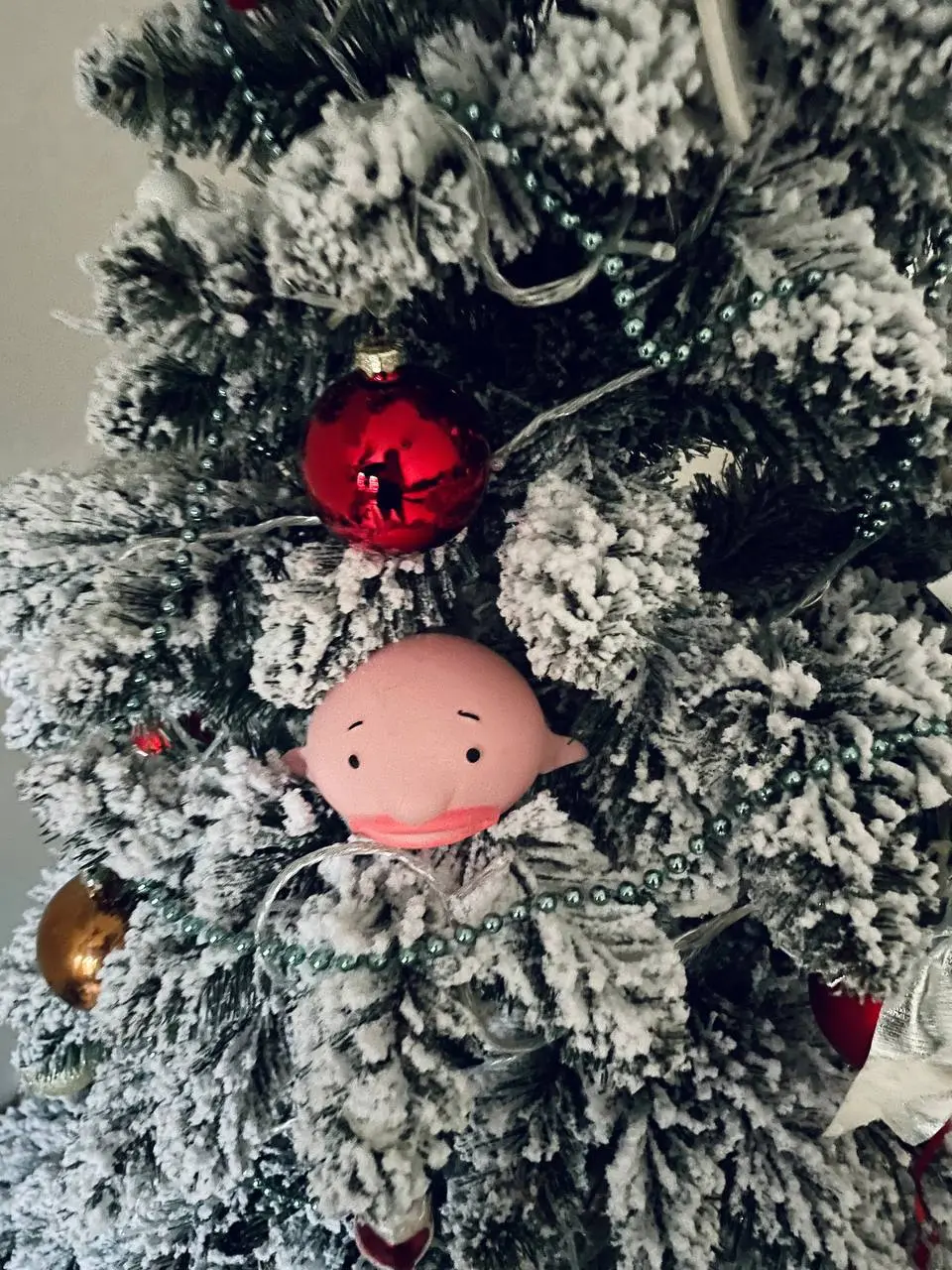 бонусный кадр: селфи в шаре (я в розовом)