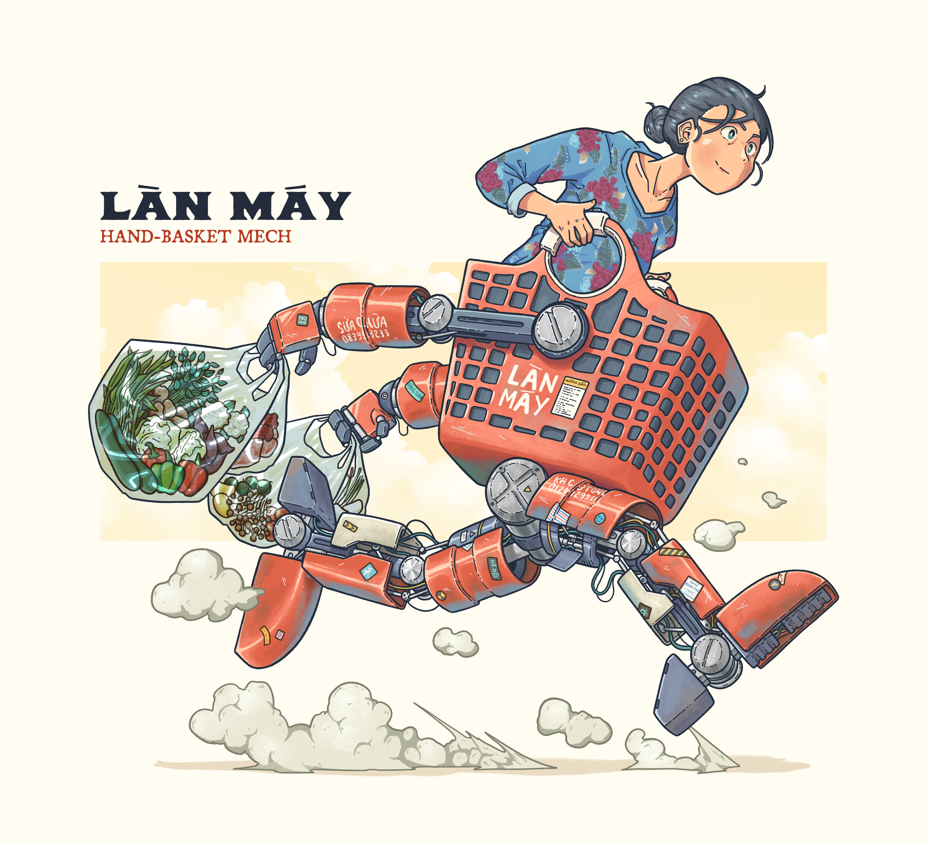 Hand-Basket mech