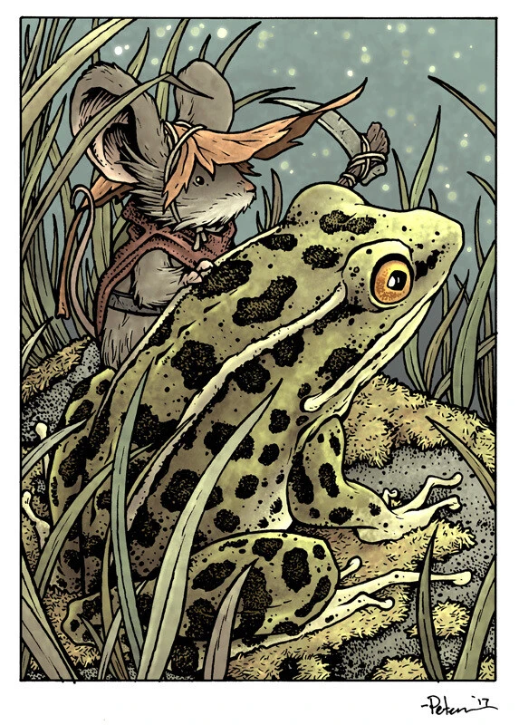 «Frog» by David Petersen